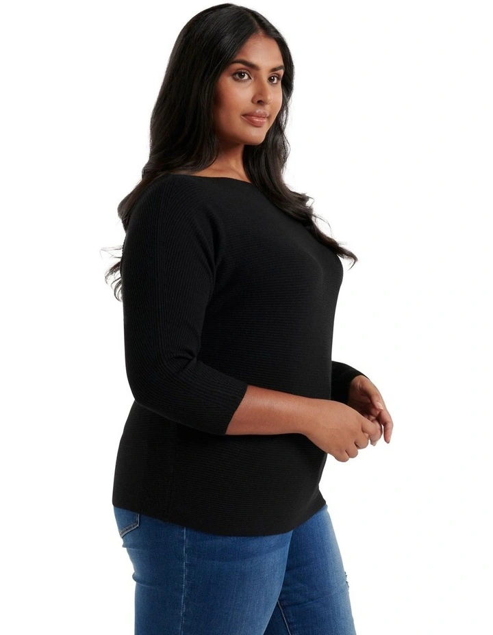 Best reviews of β Forever New Curve Ali Curve Tipped Shoulder Knit Black π 3 Best reviews of β Forever New Curve Ali Curve Tipped Shoulder Knit Black π - Image 3
