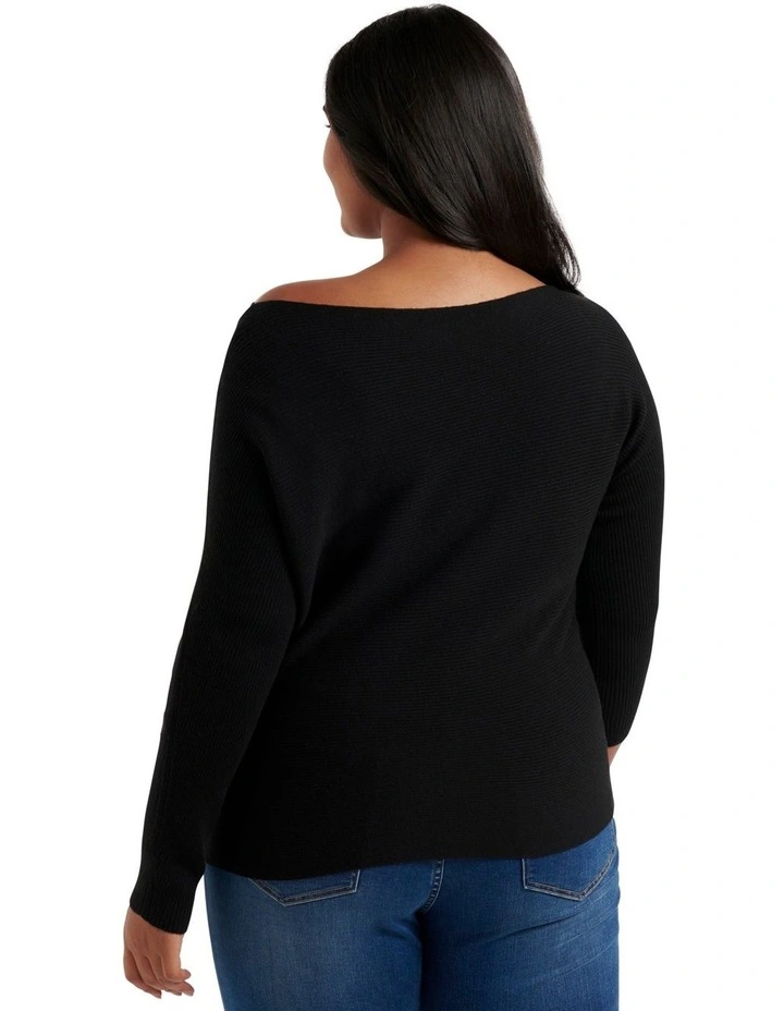 Best reviews of β Forever New Curve Ali Curve Tipped Shoulder Knit Black π 4 Best reviews of β Forever New Curve Ali Curve Tipped Shoulder Knit Black π - Image 4
