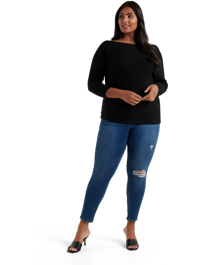 Best reviews of β Forever New Curve Ali Curve Tipped Shoulder Knit Black π 5 Best reviews of β Forever New Curve Ali Curve Tipped Shoulder Knit Black π - Image 5