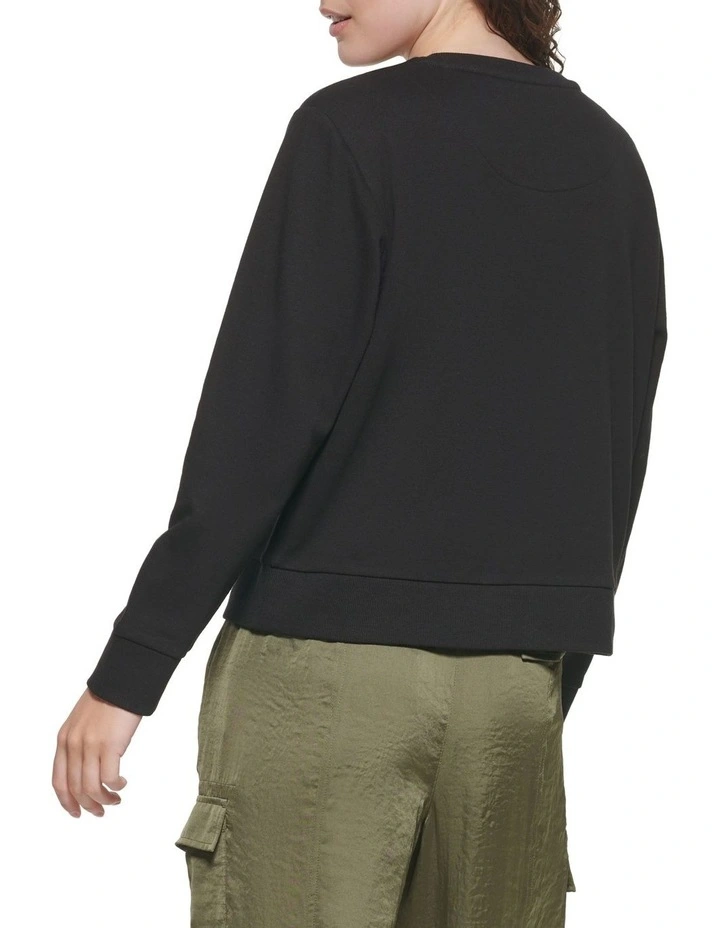 Brand new β DKNY 1989 Sequin Sweatshirt Black π― 2 Brand new β DKNY 1989 Sequin Sweatshirt Black π― - Image 2