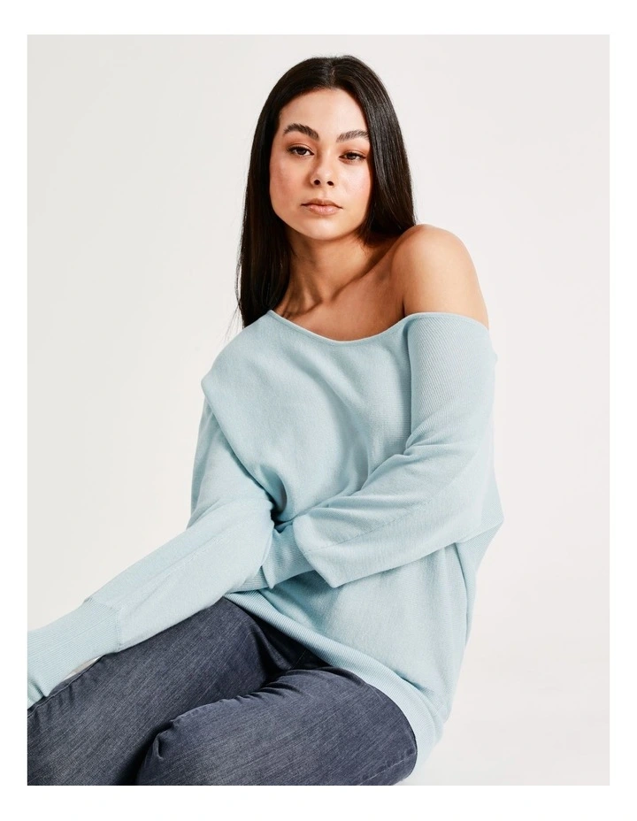 Hot Sale π Tokito One Shoulder Knit Top In Mint β 2 Hot Sale π Tokito One Shoulder Knit Top In Mint β - Image 2