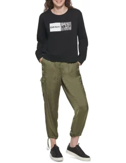 Brand new β DKNY 1989 Sequin Sweatshirt Black π― 6 Brand new β DKNY 1989 Sequin Sweatshirt Black π― -Jumpsuits Store unnamed file 110