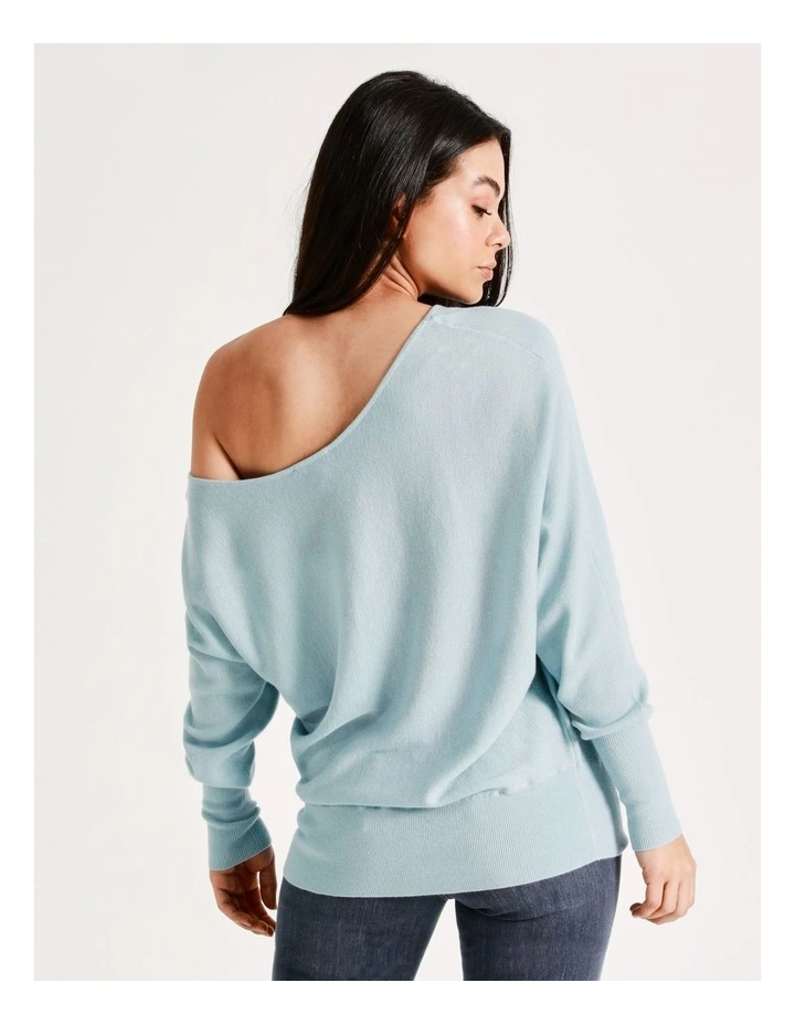 Hot Sale π Tokito One Shoulder Knit Top In Mint β 4 Hot Sale π Tokito One Shoulder Knit Top In Mint β - Image 4