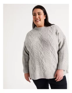 Outlet 𧨠Regatta Cable Jumper With Wide Sleeve In Grey Marle π 7 Outlet 𧨠Regatta Cable Jumper With Wide Sleeve In Grey Marle π -Jumpsuits Store unnamed file 1148