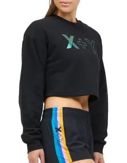 Brand new βοΈ X Y Active Oversized Cropped Sweater Black π§¨