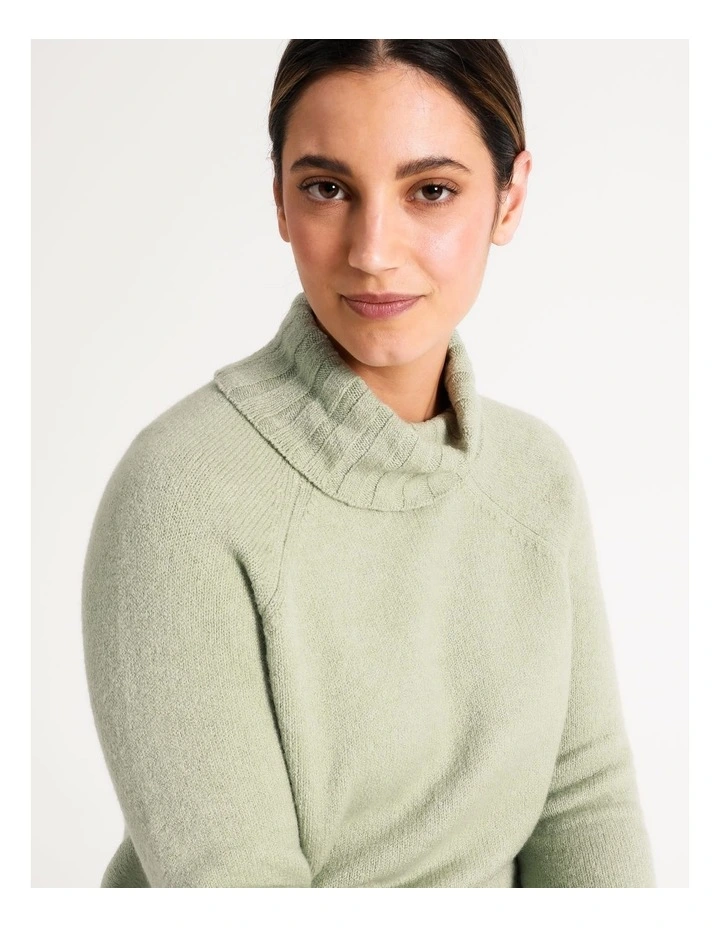 Brand new β Regatta Roll Neck Raglan Sleeve Jumper In Dusty Green π 5 Brand new β Regatta Roll Neck Raglan Sleeve Jumper In Dusty Green π - Image 5