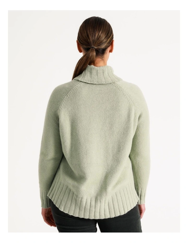 Brand new β Regatta Roll Neck Raglan Sleeve Jumper In Dusty Green π 6 Brand new β Regatta Roll Neck Raglan Sleeve Jumper In Dusty Green π - Image 6