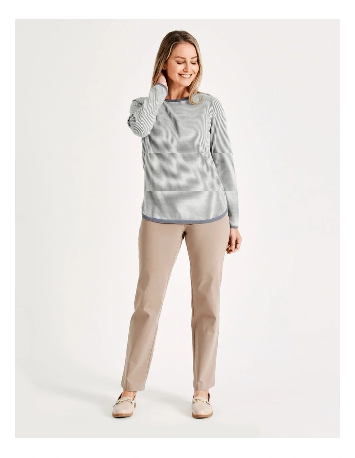 Wholesale π Regatta Crew Neck Long Sleeve Jumper With Curved Hem Blue/Pearl Stripe β 2 Wholesale π Regatta Crew Neck Long Sleeve Jumper With Curved Hem Blue/Pearl Stripe β - Image 2