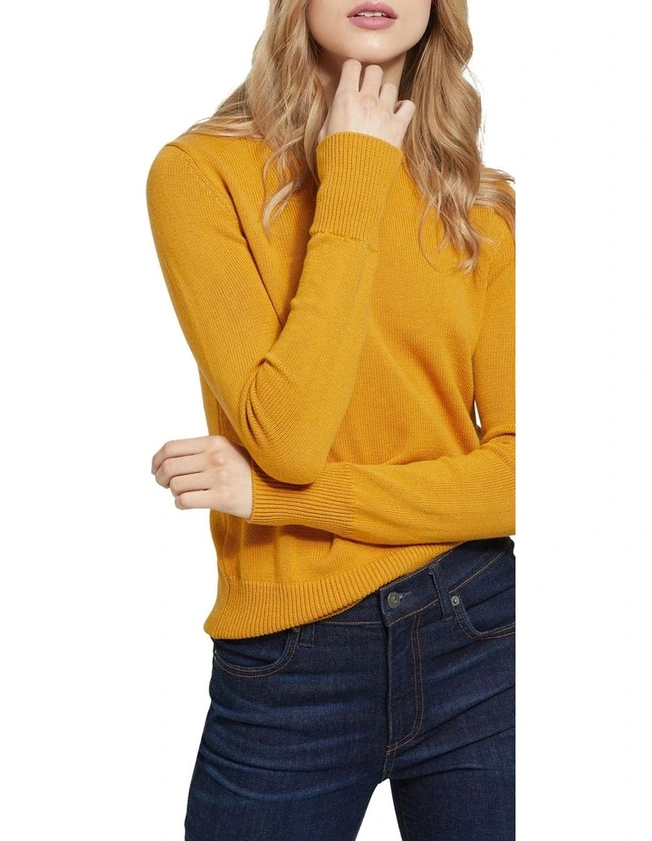 Promo π Oxford Emily Crew Neck Cotton Knit Jumper Mustard π 4 Promo π Oxford Emily Crew Neck Cotton Knit Jumper Mustard π - Image 4