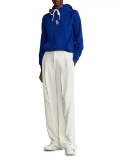 Outlet ✨ Polo Ralph Lauren Ombre Big Pony Fleece Hoodie In Blue 🧨 -Jumpsuits Store unnamed file 1192