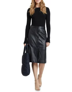 Cheap 🔥 Oxford Holly Rib Skinny Knit In Black 👍 -Jumpsuits Store unnamed file 1200