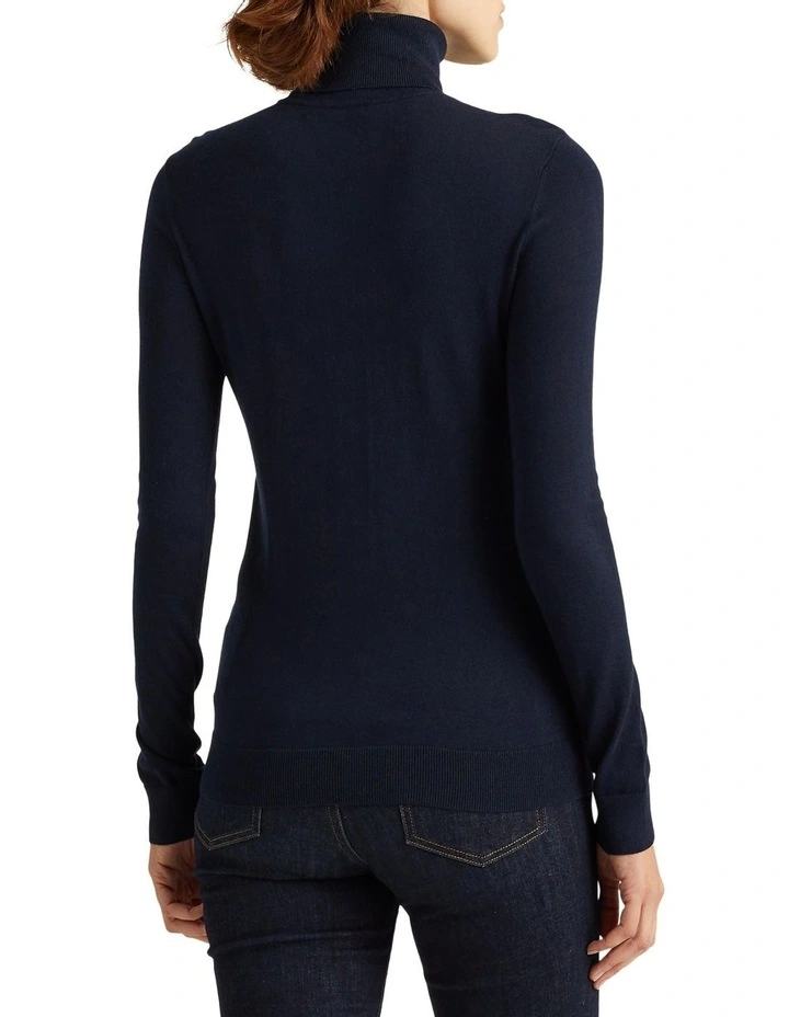 Flash Sale π― Lauren Ralph Lauren Silk Blend Turtleneck Sweater Navy π― 2 Flash Sale π― Lauren Ralph Lauren Silk Blend Turtleneck Sweater Navy π― - Image 2
