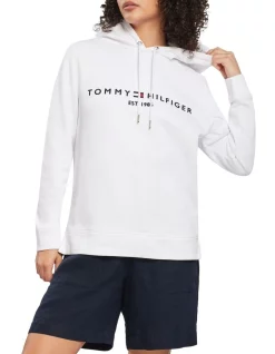 Cheapest ✔️ Tommy Hilfiger Heritage Hilifger Hoodie White 🛒