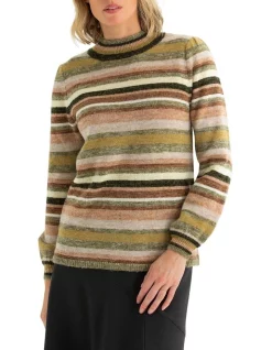 Best reviews of ✔️ Marco Polo Long Sleeve Stripe Mix Sweater Chartreuse 🧨