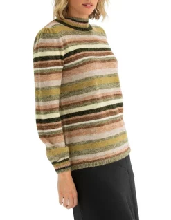 Best reviews of ✔️ Marco Polo Long Sleeve Stripe Mix Sweater Chartreuse 🧨 -Jumpsuits Store unnamed file 1213