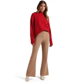 Budget 👍 Forever New Elena Stand Neck Essential Knit Jumper Red 🤩 -Jumpsuits Store unnamed file 1226