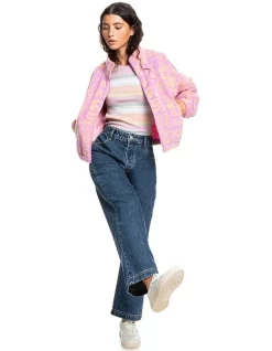 Outlet 👏 Quiksilver Polar Session Zip-Up Fleece Orchid Flower Tropical Trip ✨ -Jumpsuits Store unnamed file 1237