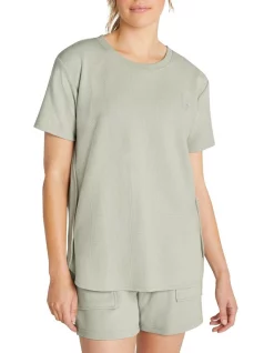 Wholesale 👍 Rockwear Brooklyn Waffle Boyfriend Tee In Green 💯