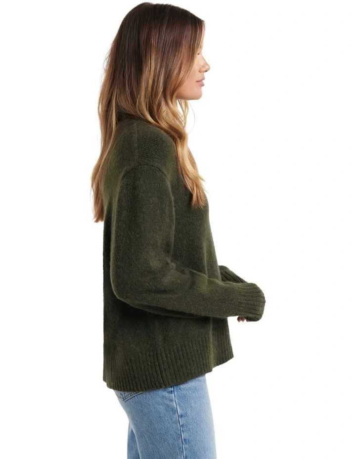 Cheapest β Forever New Elena Stand Neck Essential Knit Jumper Pine Green π₯° 3 Cheapest β Forever New Elena Stand Neck Essential Knit Jumper Pine Green π₯° - Image 3