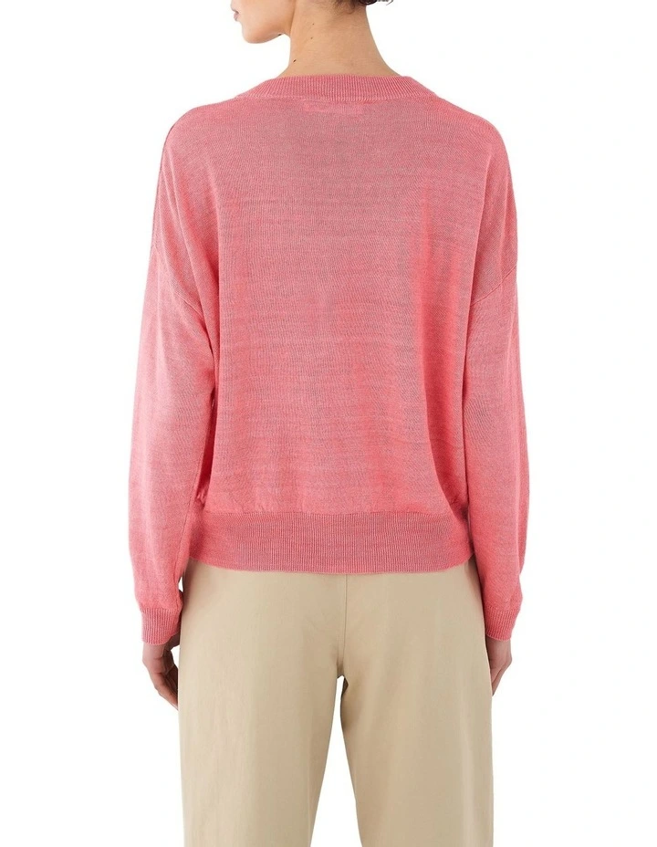 Cheap π Skin And Threads Linen Boxy V Neck In Pink β¨ 3 Cheap π Skin And Threads Linen Boxy V Neck In Pink β¨ - Image 3