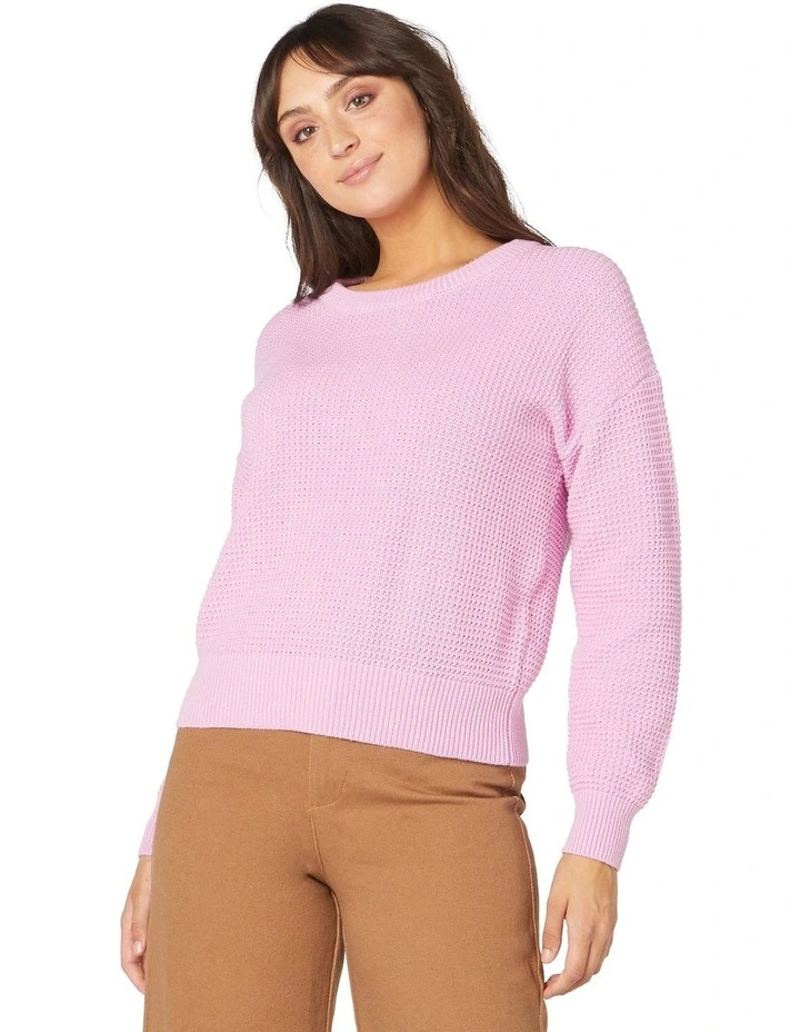 Buy π Princess Highway Clara Knit Regular Sweater Pink π 1 Buy π Princess Highway Clara Knit Regular Sweater Pink π