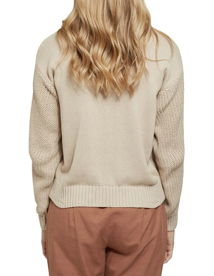 Promo π Oxford Scarlett Cotton Cable Knit Jumper Biscuit π 3 Promo π Oxford Scarlett Cotton Cable Knit Jumper Biscuit π - Image 3
