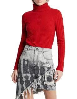 Deals 🥰 Sass & Bide Locking Eyes Cashmere Rollneck Knit Scarlet ❤️ -Jumpsuits Store unnamed file 1275