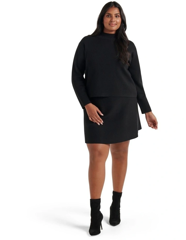 Best Pirce π Forever New Curve Jordan Co-Ord Stand Neck Jumper In Black β¨ 5 Best Pirce π Forever New Curve Jordan Co-Ord Stand Neck Jumper In Black β¨ - Image 5