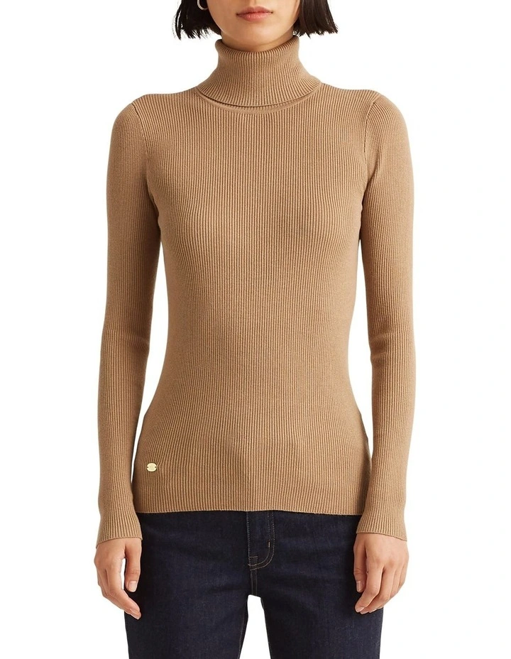 Hot Sale π― Lauren Ralph Lauren Ribbed Turtleneck Sweater Beige π 1 Hot Sale π― Lauren Ralph Lauren Ribbed Turtleneck Sweater Beige π