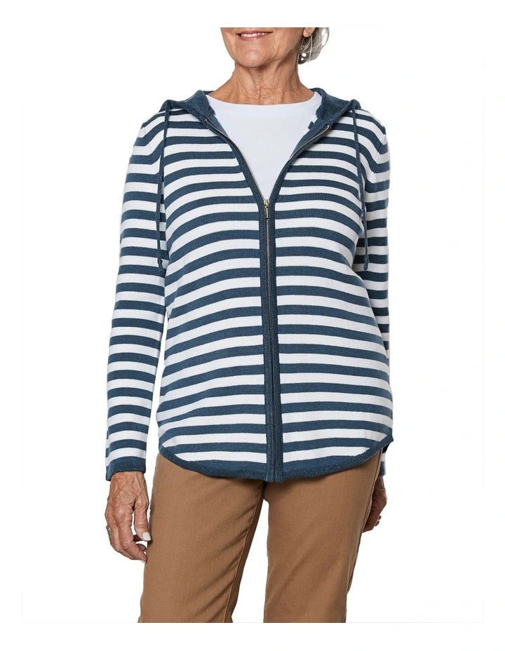 Coupon ๐ Gordon Smith Stripe Knit Hoodie Indigo โจ 1 Coupon ๐ Gordon Smith Stripe Knit Hoodie Indigo โจ