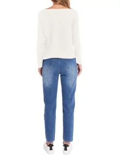 Wholesale 🔥 Sass Stella Knit Jumper In White 🔥 -Jumpsuits Store unnamed file 1320