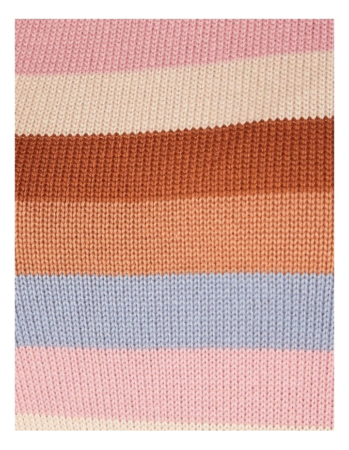 Outlet π Princess Highway Mika Stripe Loose Sweater Tan π 4 Outlet π Princess Highway Mika Stripe Loose Sweater Tan π - Image 4