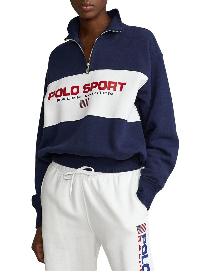Buy π Polo Ralph Lauren Polo Sport Quarter-Zip Fleece Pullover In Navy Blue β€οΈ 1 Buy π Polo Ralph Lauren Polo Sport Quarter-Zip Fleece Pullover In Navy Blue β€οΈ