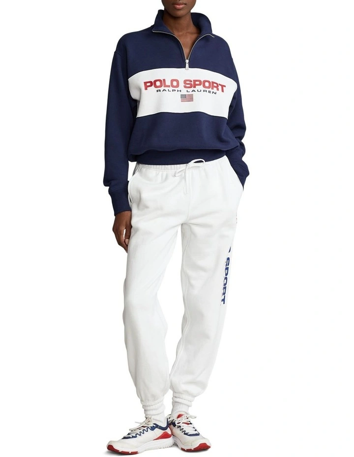 Buy π Polo Ralph Lauren Polo Sport Quarter-Zip Fleece Pullover In Navy Blue β€οΈ 3 Buy π Polo Ralph Lauren Polo Sport Quarter-Zip Fleece Pullover In Navy Blue β€οΈ - Image 3