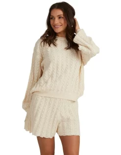 Cheapest 😉 Roxy ☀️ Summer Nomad Jumper In Beige 🧨