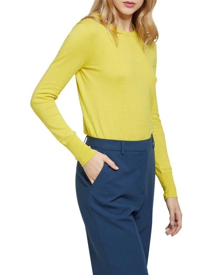 Best deal β¨ Oxford Emily Crew Neck Knit In Yellow π₯ 2 Best deal β¨ Oxford Emily Crew Neck Knit In Yellow π₯ - Image 2