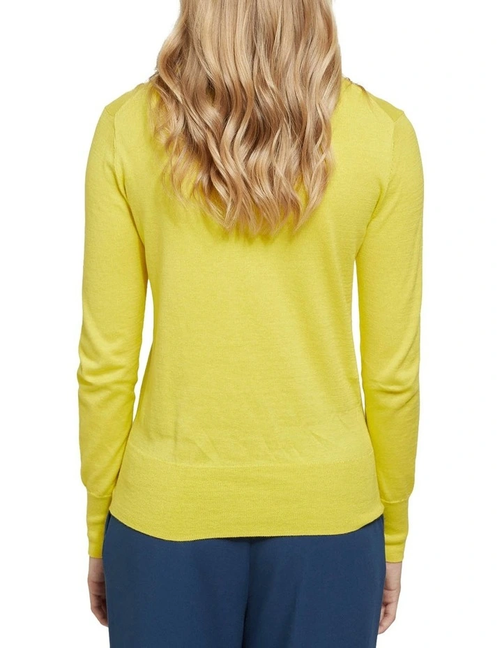 Best deal β¨ Oxford Emily Crew Neck Knit In Yellow π₯ 3 Best deal β¨ Oxford Emily Crew Neck Knit In Yellow π₯ - Image 3