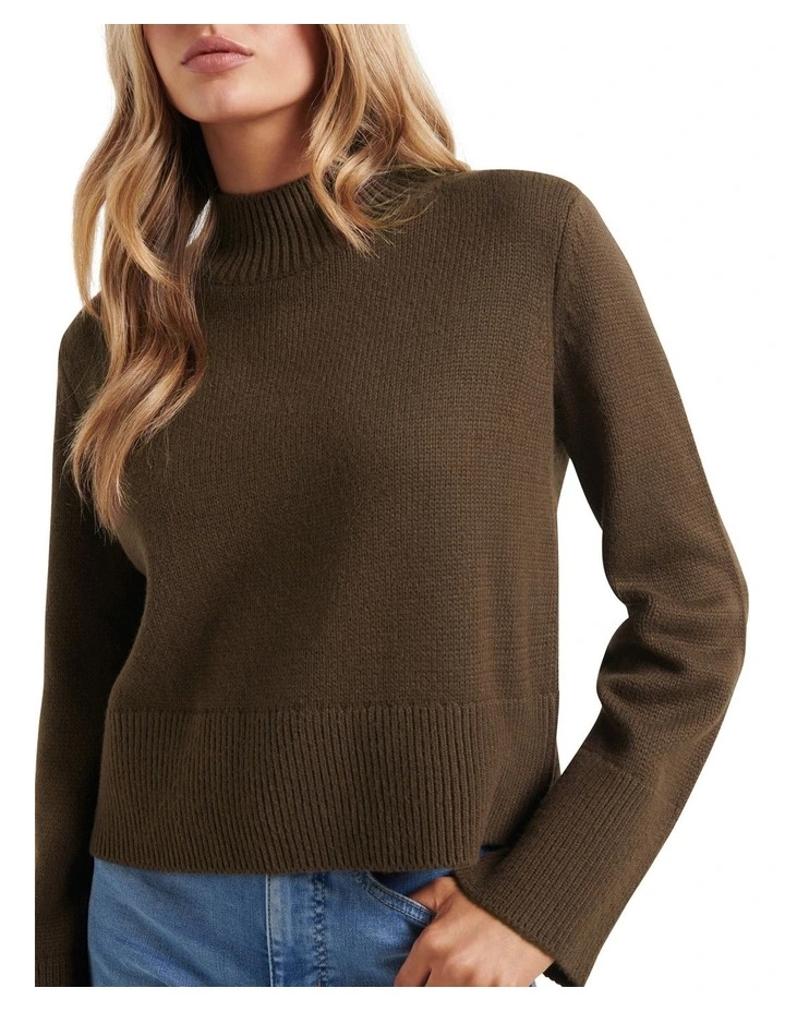 Coupon β€οΈ Forever New Felicity Wide Sleeve Knit Jumper In Brown π― 4 Coupon β€οΈ Forever New Felicity Wide Sleeve Knit Jumper In Brown π― - Image 4