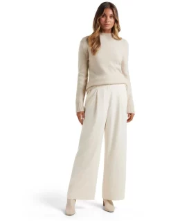 New 🛒 Forever New Raven Crew Neck Longline Knit Jumper Ivory 🌟 -Jumpsuits Store unnamed file 1402