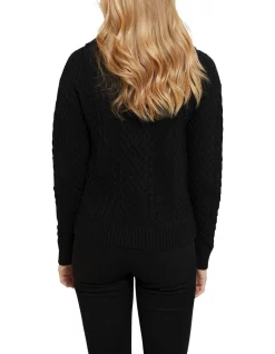 Coupon 😉 Oxford Sonia Cable Knit Jumper Black 🤩 -Jumpsuits Store unnamed file 1423