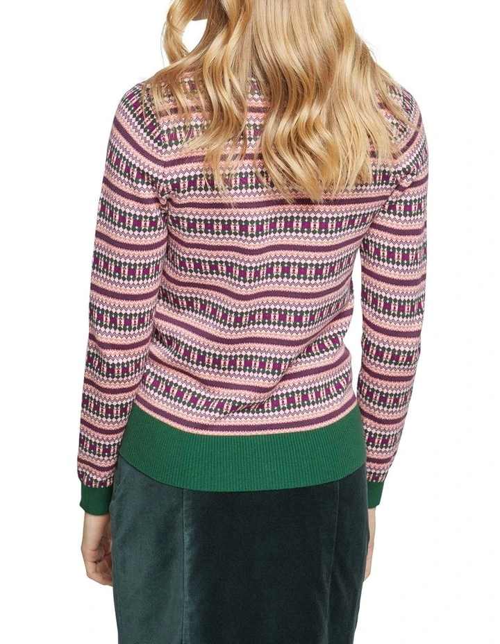 Buy π Oxford Nicole Pattern Knit Green/Purple β 3 Buy π Oxford Nicole Pattern Knit Green/Purple β - Image 3