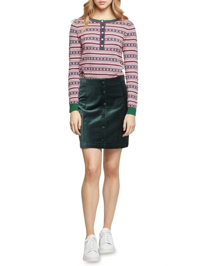 Buy π Oxford Nicole Pattern Knit Green/Purple β 5 Buy π Oxford Nicole Pattern Knit Green/Purple β - Image 5