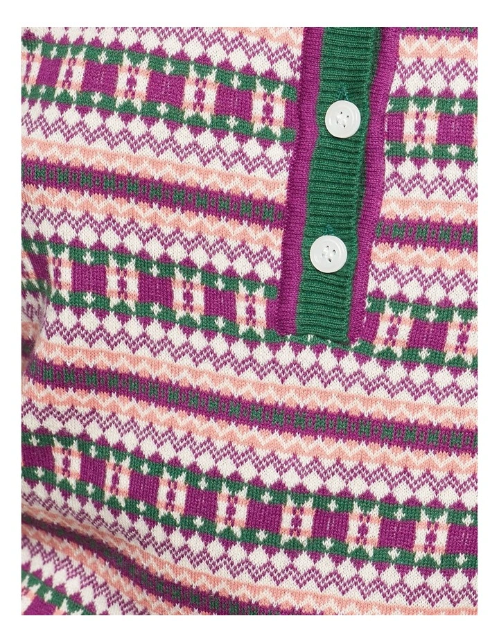 Buy π Oxford Nicole Pattern Knit Green/Purple β 6 Buy π Oxford Nicole Pattern Knit Green/Purple β - Image 6