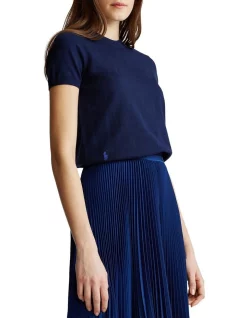 Flash Sale π Polo Ralph Lauren Cotton Short-Sleeve Sweater π₯°