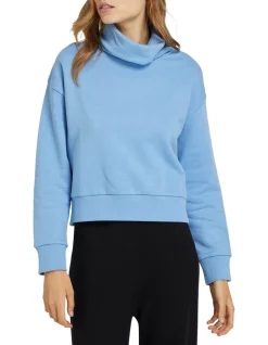 Buy 𧨠Oxford Jessica Turtle Neck Sweatshirt Blue π₯
