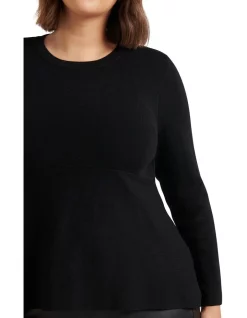 Buy π Forever New Curve Amelia Hanky Hem Knit Top Black π 8 Buy π Forever New Curve Amelia Hanky Hem Knit Top Black π -Jumpsuits Store unnamed file 1455