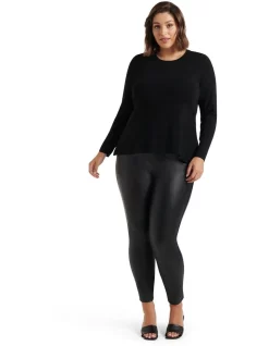 Buy π Forever New Curve Amelia Hanky Hem Knit Top Black π 9 Buy π Forever New Curve Amelia Hanky Hem Knit Top Black π -Jumpsuits Store unnamed file 1456