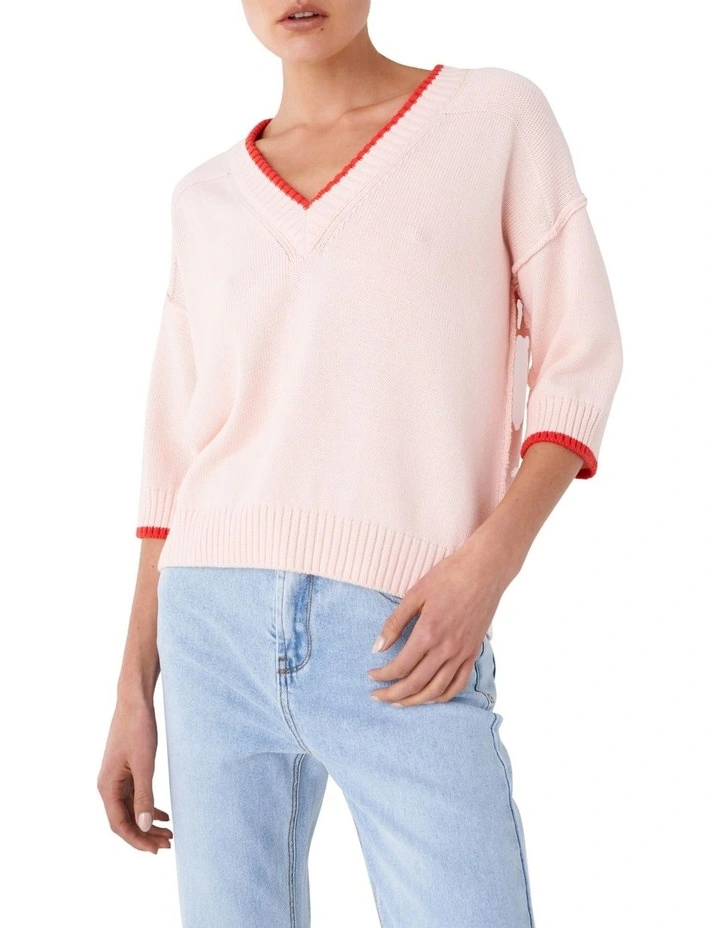 Brand new π Skin And Threads Chunky Cotton Knit In Pink π₯ 2 Brand new π Skin And Threads Chunky Cotton Knit In Pink π₯ - Image 2