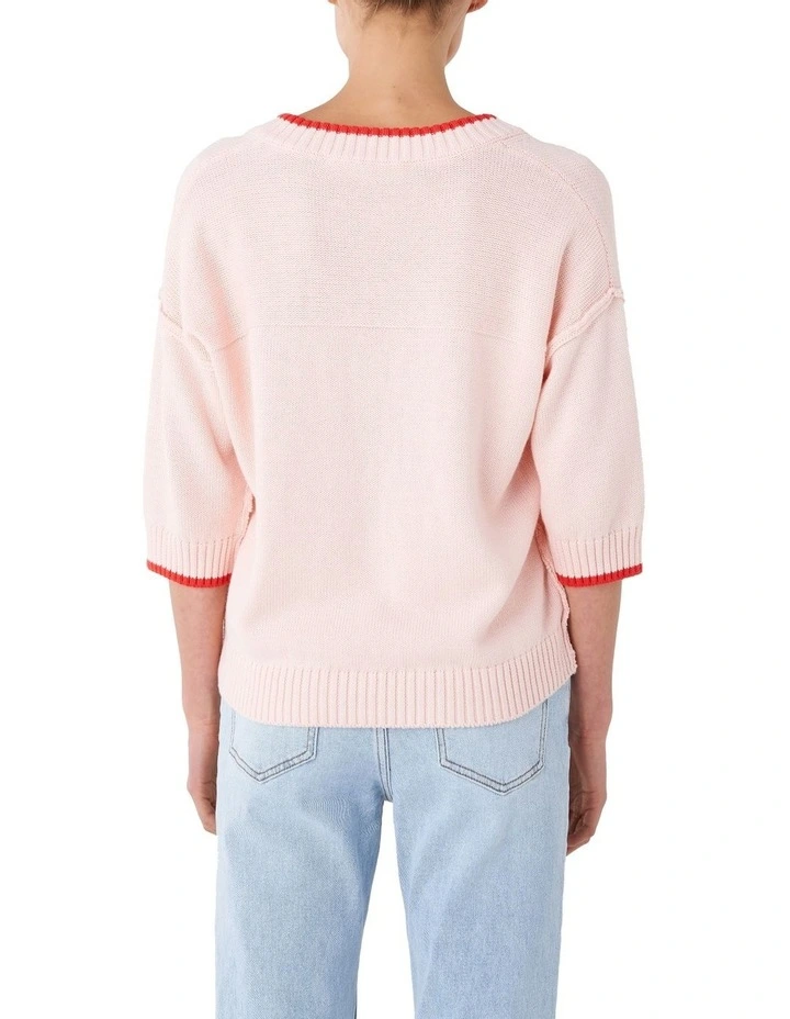 Brand new π Skin And Threads Chunky Cotton Knit In Pink π₯ 3 Brand new π Skin And Threads Chunky Cotton Knit In Pink π₯ - Image 3