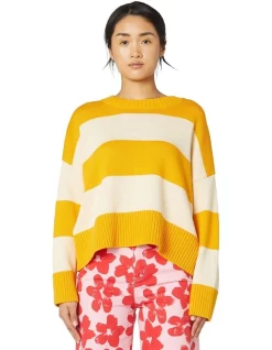 Brand new π― Gorman Jamie Stripe Relaxed Jumper Multi π